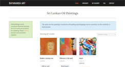 Desktop Screenshot of dayanandart.com